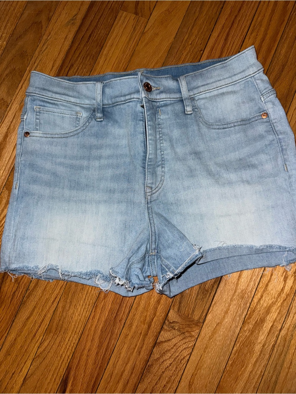 Express Light Wash Denim Shirts Size 10